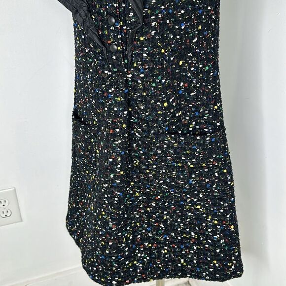 Louis Vuitton Multicolor Ruffle Mix Print Tweed Japan Exclusive Mini Dress - Picture 4 of 9